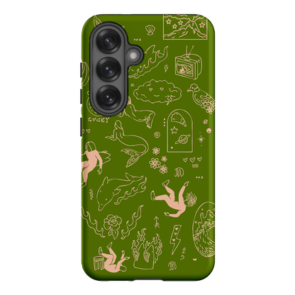 Easty Flash Green Printed Phone Cases Samsung Galaxy S25 / Armoured by Easty Beasty - The Dairy