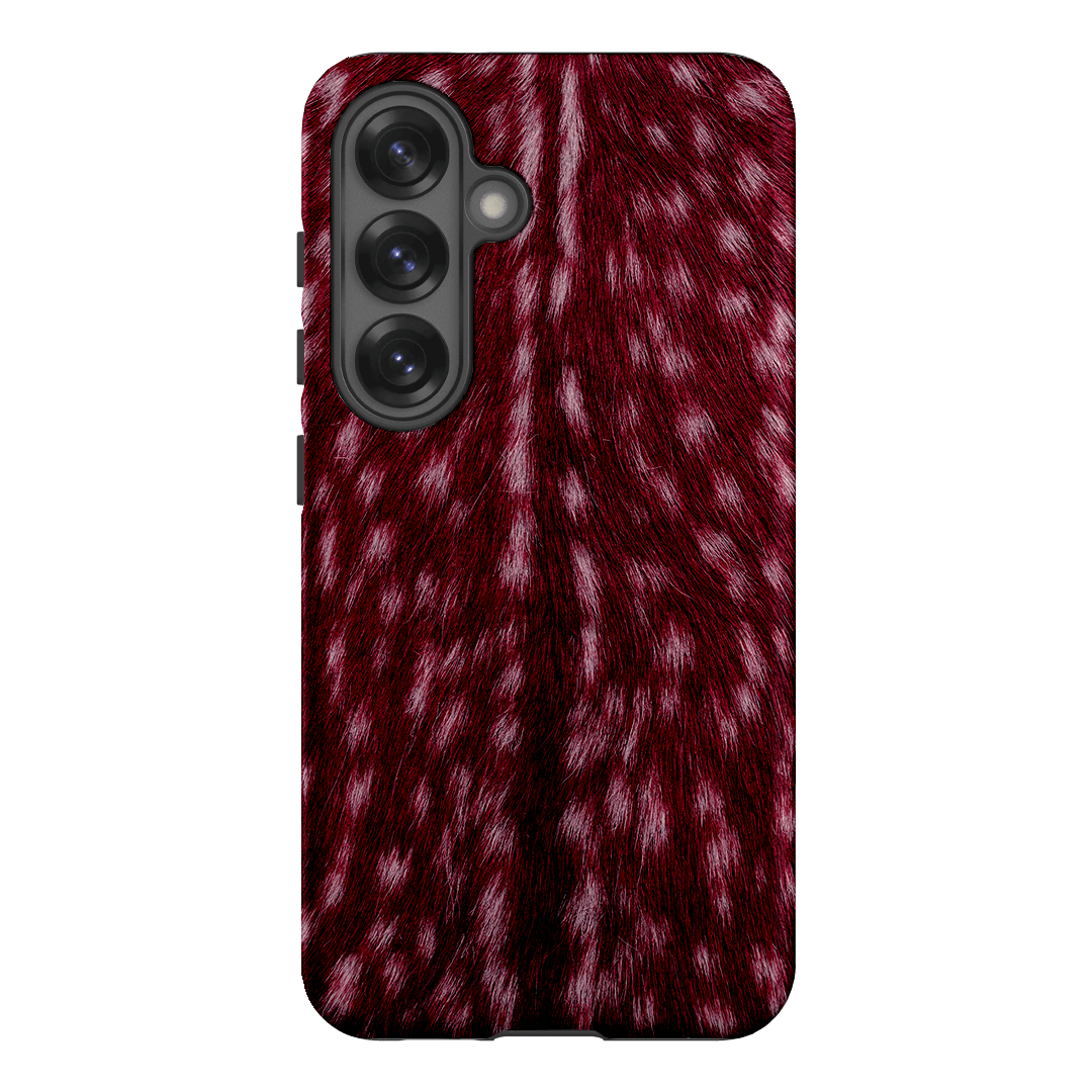 Fawn Burgundy Printed Phone Cases Samsung Galaxy S25 / Armoured by The Dairy - The Dairy