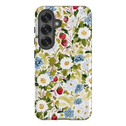 Garden Strawberries Printed Phone Cases Samsung Galaxy S25 / Armoured by Ellie Mae - The Dairy