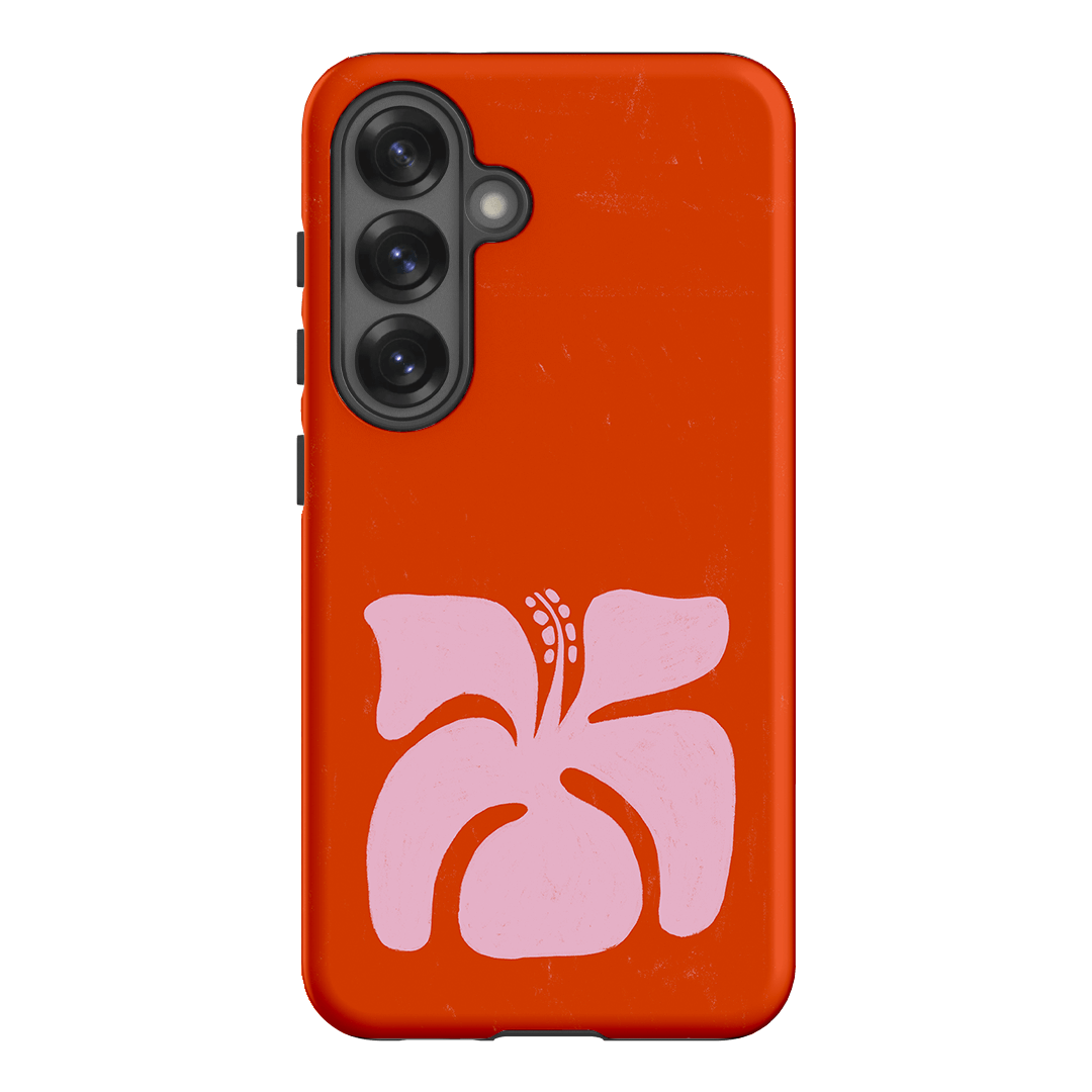 Hibiscus Crush Printed Phone Cases Samsung Galaxy S25 / Armoured by Marie Faurrite - The Dairy