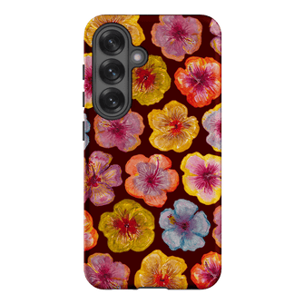 Hibiscus Holiday Rouge Printed Phone Cases Samsung Galaxy S25 / Armoured by BG. Studio - The Dairy