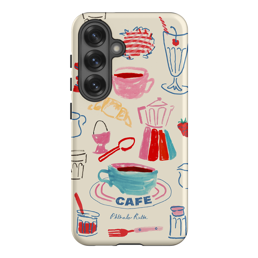 Home Cafe Printed Phone Cases Samsung Galaxy S25 / Armoured by Phthalo Ruth - The Dairy