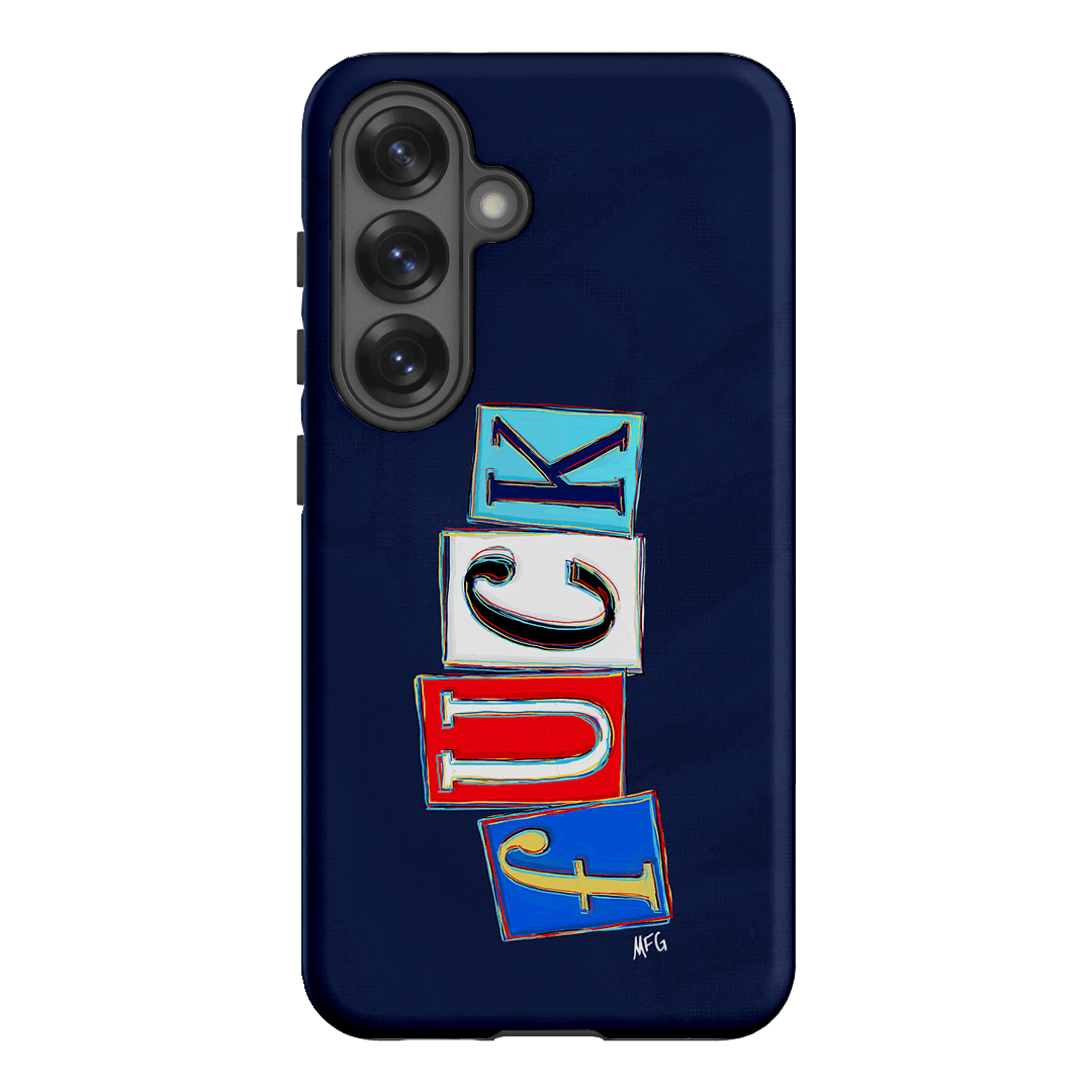 Lil Fcks Blue Printed Phone Cases Samsung Galaxy S25 / Armoured by Margarbs Art - The Dairy