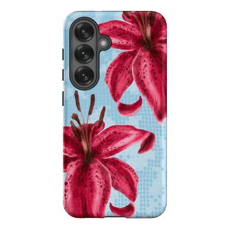 Lillies Printed Phone Cases Samsung Galaxy S25 / Armoured by Sally Hungerford - The Dairy