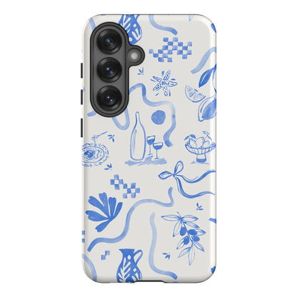 Mediterranean Wave Printed Phone Cases Samsung Galaxy S25 / Armoured by Charlie Taylor - The Dairy