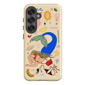 Mermaid Salad Cream Printed Phone Cases Samsung Galaxy S25 / Armoured by Easty Beasty - The Dairy