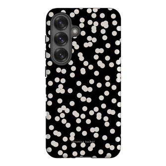 Mini Confetti Noir Printed Phone Cases Samsung Galaxy S25 / Armoured by Veronica Tucker - The Dairy