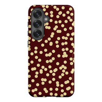 Mini Confetti Burgundy Butter Printed Phone Cases Samsung Galaxy S25 / Armoured by Veronica Tucker - The Dairy