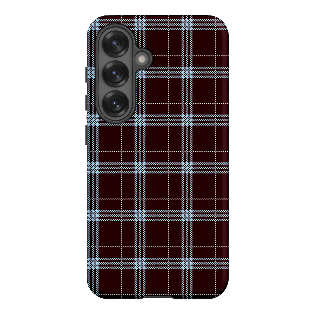 Mocha Plaid Printed Phone Cases Samsung Galaxy S25 / Armoured by The Dairy - The Dairy