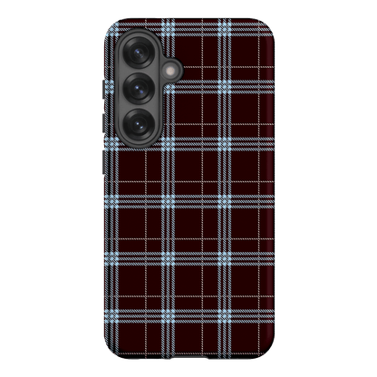 Mocha Plaid Printed Phone Cases Samsung Galaxy S25 / Armoured by The Dairy - The Dairy