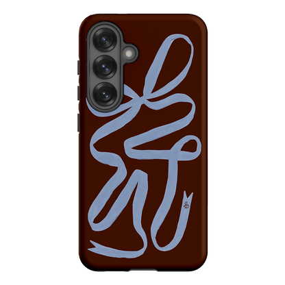 Mocha Ribbon Printed Phone Cases Samsung Galaxy S25 / Armoured by Jasmine Dowling - The Dairy