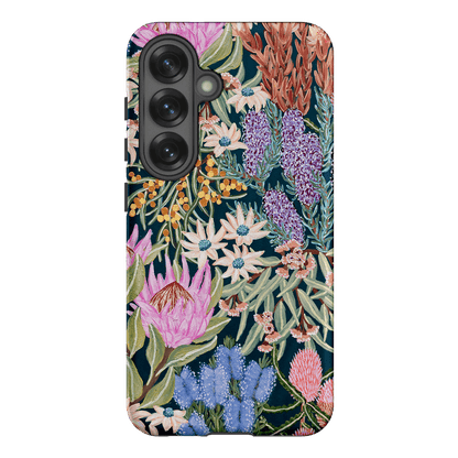 Moonlit Floral Printed Phone Cases Samsung Galaxy S25 / Armoured by Amy Gibbs - The Dairy