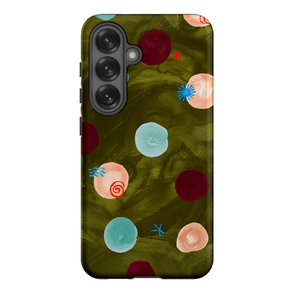 Olive Spot Printed Phone Cases Samsung Galaxy S25 / Armoured by Charlie Taylor - The Dairy