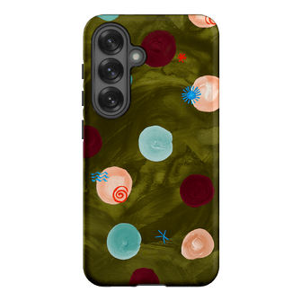 Olive Spot Printed Phone Cases Samsung Galaxy S25 / Armoured by Charlie Taylor - The Dairy