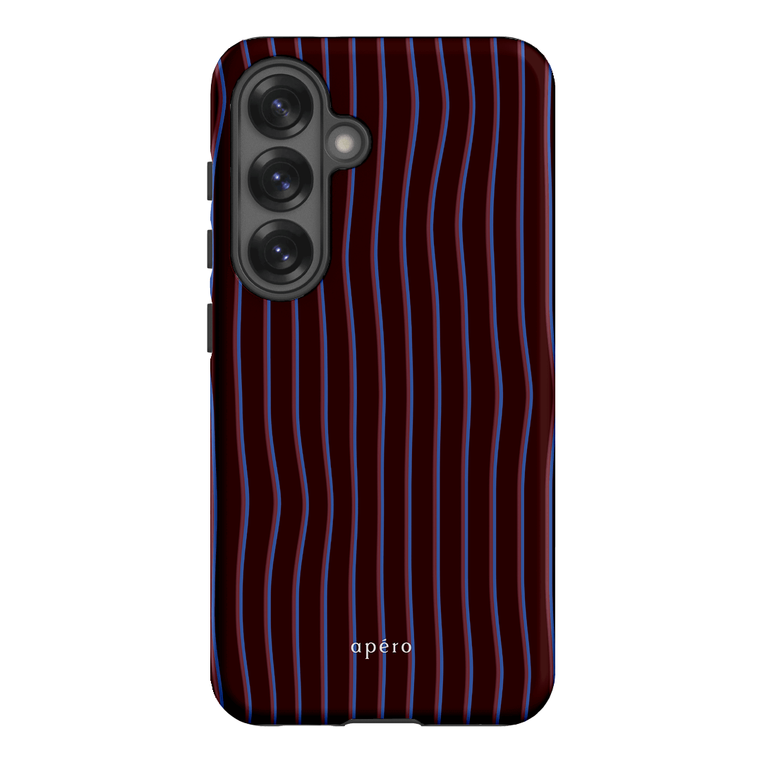Panama Burgundy Printed Phone Cases Samsung Galaxy S25 / Armoured by Apero - The Dairy