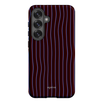 Panama Burgundy Printed Phone Cases Samsung Galaxy S25 / Armoured by Apero - The Dairy
