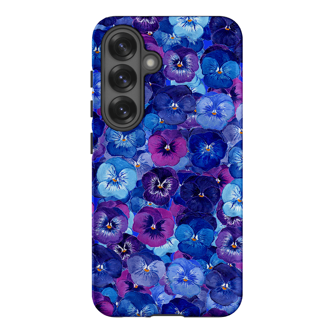 Pansy Jumble Printed Phone Cases Samsung Galaxy S25 / Armoured by Kayla Henley - The Dairy