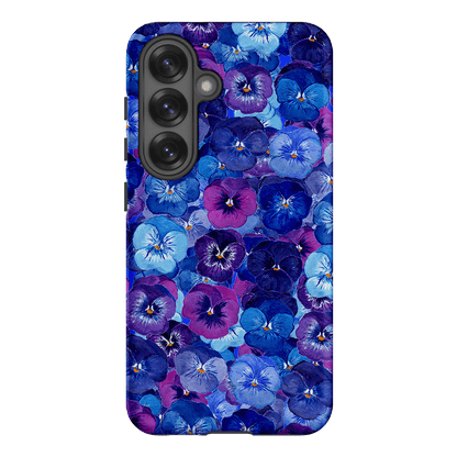 Pansy Jumble Printed Phone Cases Samsung Galaxy S25 / Armoured by Kayla Henley - The Dairy