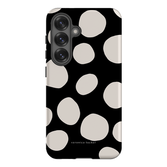 Pebbles Noir Printed Phone Cases Samsung Galaxy S25 / Armoured by Veronica Tucker - The Dairy