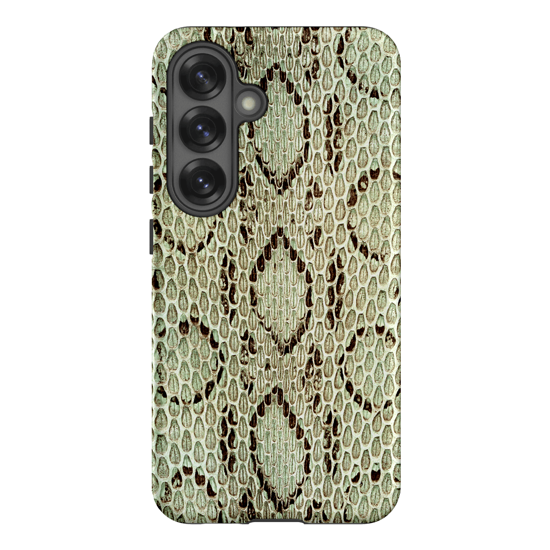 Pistachio Python Printed Phone Cases Samsung Galaxy S25 / Armoured by The Dairy - The Dairy