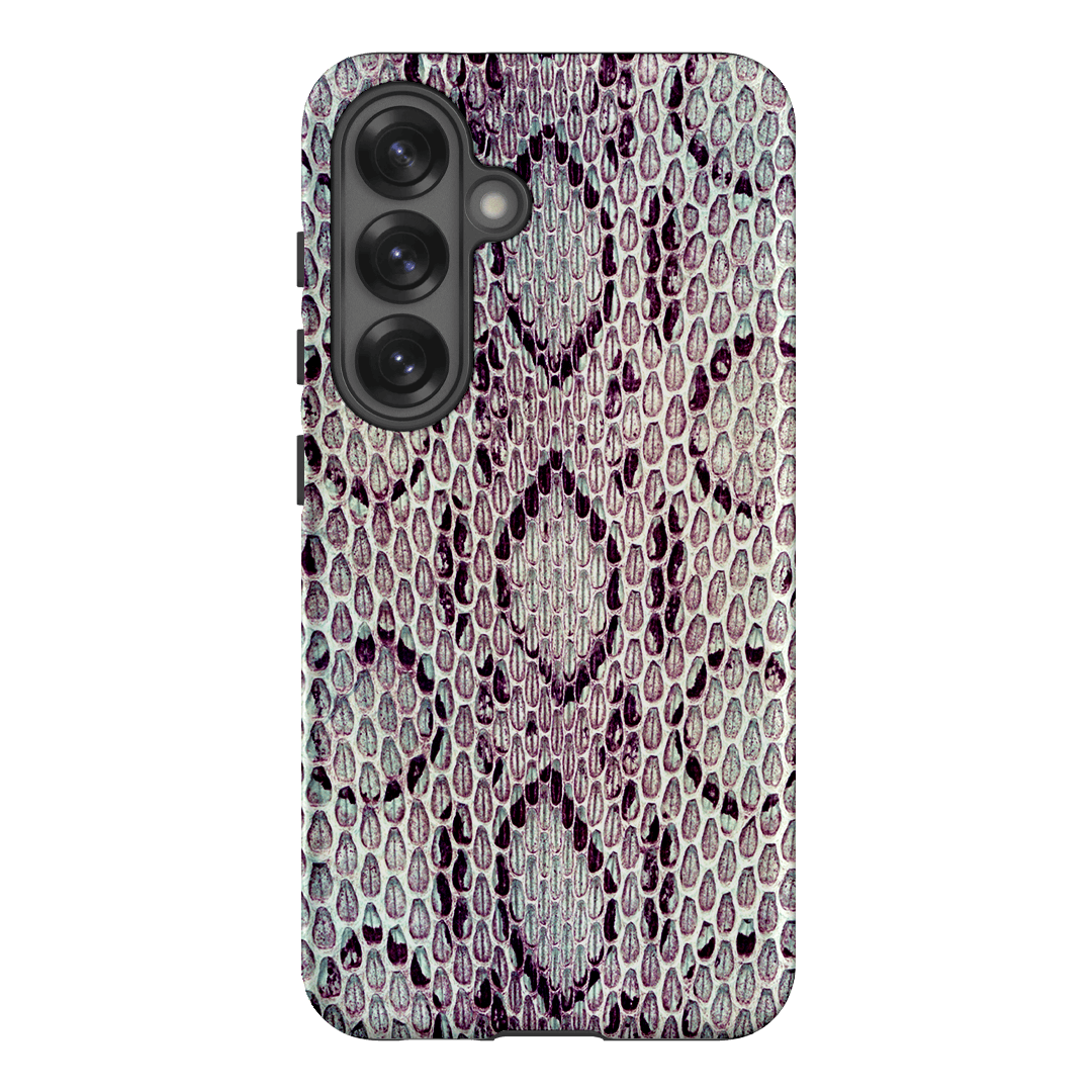 Plum Python Printed Phone Cases Samsung Galaxy S25 / Armoured by The Dairy - The Dairy
