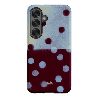 Plum Polka Dot Printed Phone Cases Samsung Galaxy S25 / Armoured by Jasmine Dowling - The Dairy