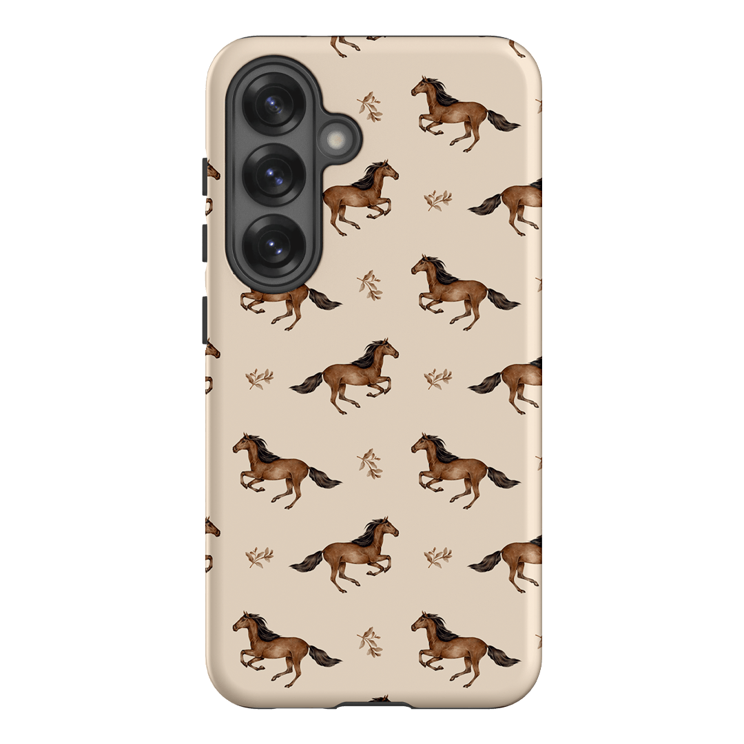 Running Horse Printed Phone Cases Samsung Galaxy S25 / Armoured by Kasiags Art - The Dairy