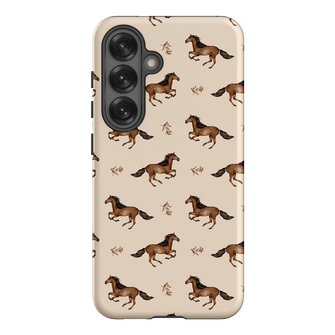 Running Horse Printed Phone Cases Samsung Galaxy S25 / Armoured by Kasiags Art - The Dairy