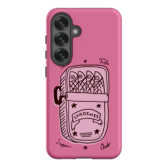 Sardine Social Pink Printed Phone Cases Samsung Galaxy S25 / Armoured by The Dairy - The Dairy