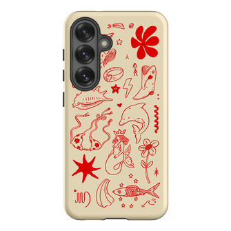Spiced Cowboy Cream Printed Phone Cases Samsung Galaxy S25 / Armoured by Easty Beasty - The Dairy