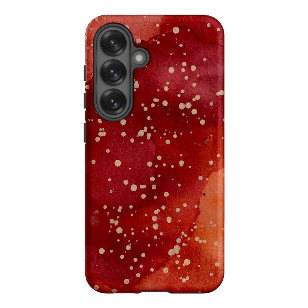Spotty Rust Printed Phone Cases Samsung Galaxy S25 / Armoured by The Dairy - The Dairy
