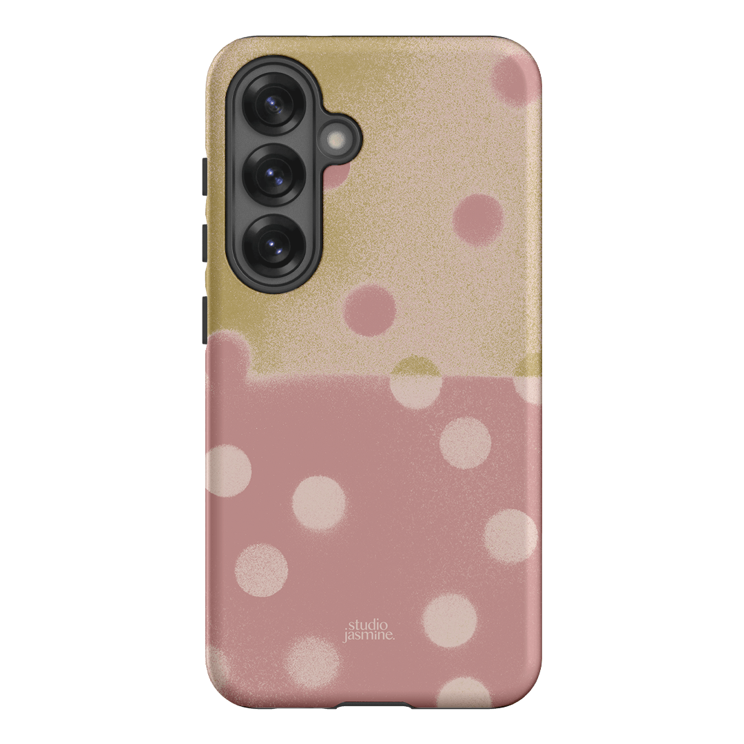 Strawberry Polka Dot Printed Phone Cases Samsung Galaxy S25 / Armoured by Jasmine Dowling - The Dairy