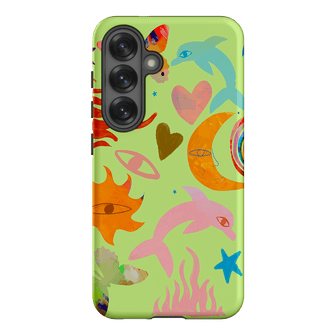 Tattoos Green Printed Phone Cases Samsung Galaxy S25 / Armoured by Kate Eliza - The Dairy