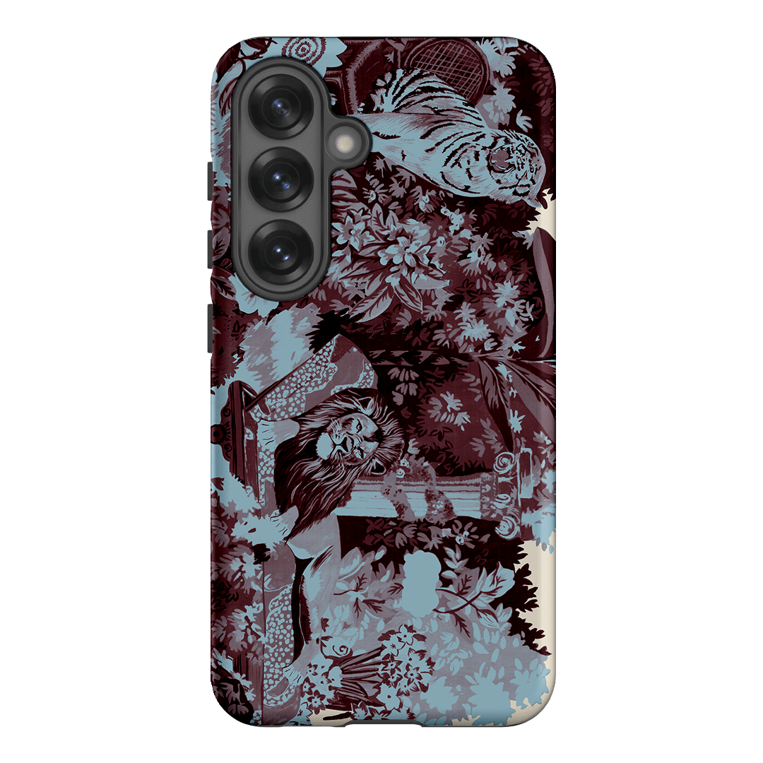 Tippi Blue Printed Phone Cases Samsung Galaxy S25 / Armoured by Desmond & Dempsey - The Dairy