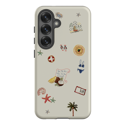 Vacay All Day Cream Printed Phone Cases by Antipodean - The Dairy