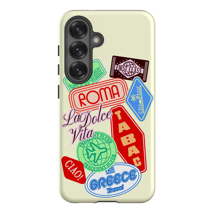 Well Travelled Printed Phone Cases Samsung Galaxy S25 / Armoured by The Dairy - The Dairy