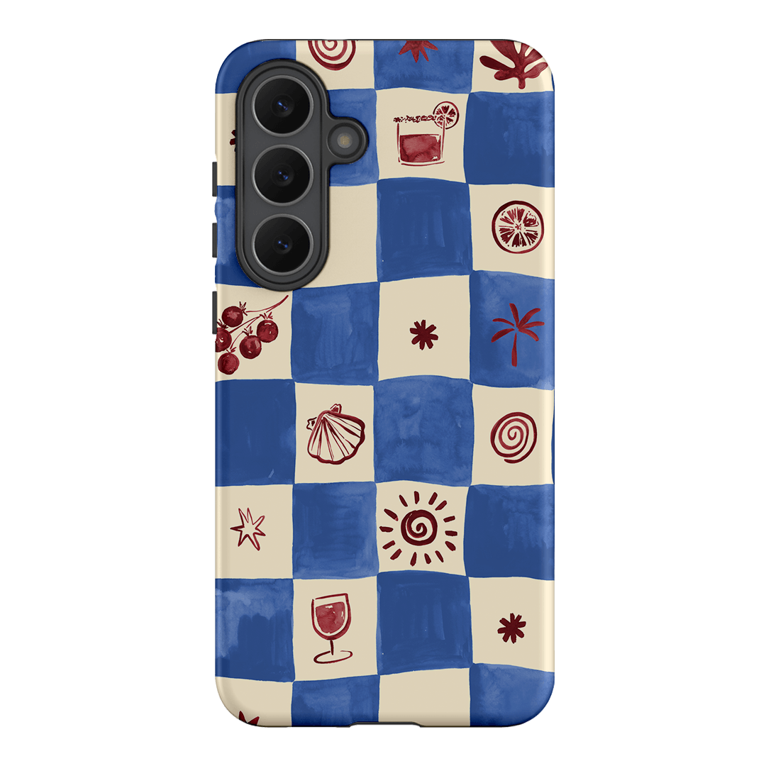 Afternoon Mezze Cornflower Printed Phone Cases Samsung Galaxy S25 FE / Armoured by Charlie Taylor - The Dairy