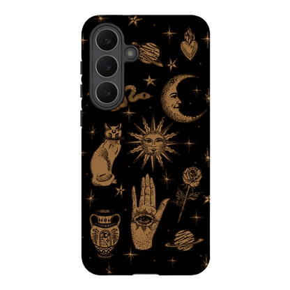 Astro Flash Noir Printed Phone Cases Samsung Galaxy S25 FE / Armoured by Veronica Tucker - The Dairy