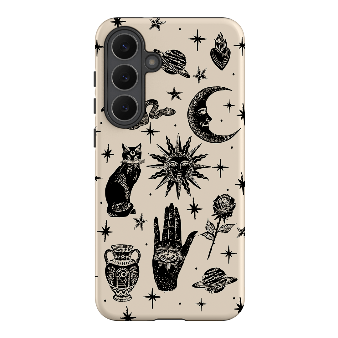 Astro Flash Beige Printed Phone Cases Samsung Galaxy S25 FE / Armoured by Veronica Tucker - The Dairy