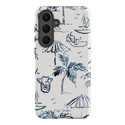 Balmy Blue Printed Phone Cases Samsung Galaxy S25 FE / Armoured by Cass Deller - The Dairy