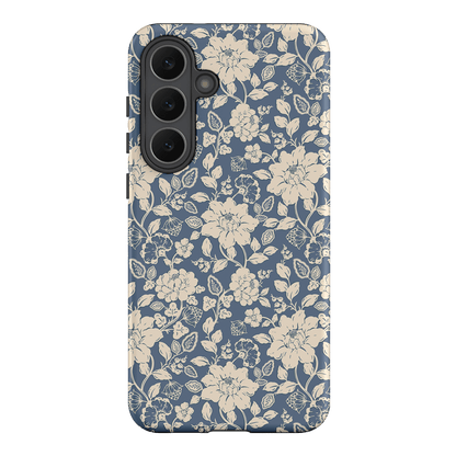 Blue Garden Printed Phone Cases Samsung Galaxy S25 FE / Armoured by Kasiags Art - The Dairy