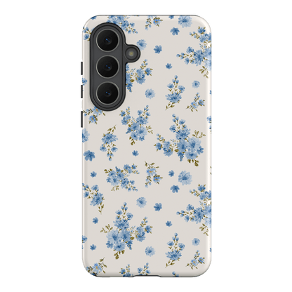 Blue Meadow Printed Phone Cases Samsung Galaxy S25 FE / Armoured by Kasiags Art - The Dairy