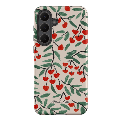 Cherry Love Printed Phone Cases Samsung Galaxy S25 FE / Armoured by Phthalo Ruth - The Dairy