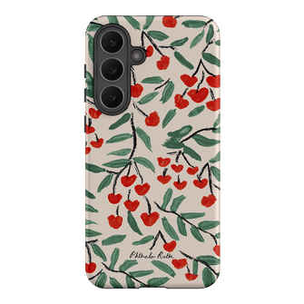 Cherry Love Printed Phone Cases Samsung Galaxy S25 FE / Armoured by Phthalo Ruth - The Dairy