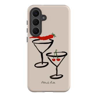 Chili Cherry Printed Phone Cases Samsung Galaxy S25 FE / Armoured by Phthalo Ruth - The Dairy