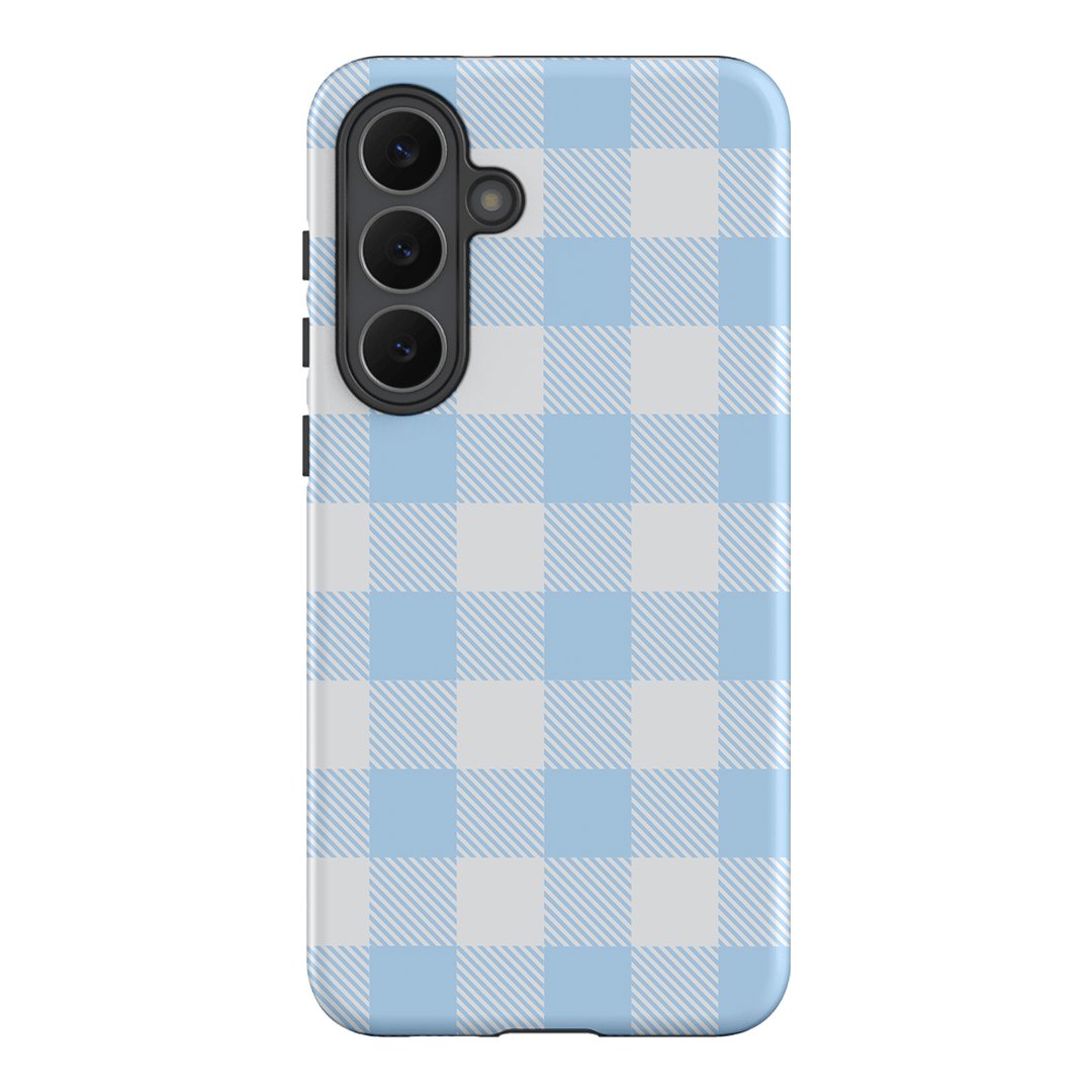 Cloud Plaid Printed Phone Cases Samsung Galaxy S25 FE / Armoured by The Dairy - The Dairy