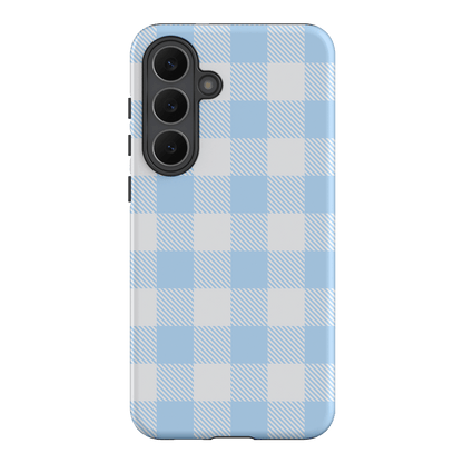 Cloud Plaid Printed Phone Cases Samsung Galaxy S25 FE / Armoured by The Dairy - The Dairy