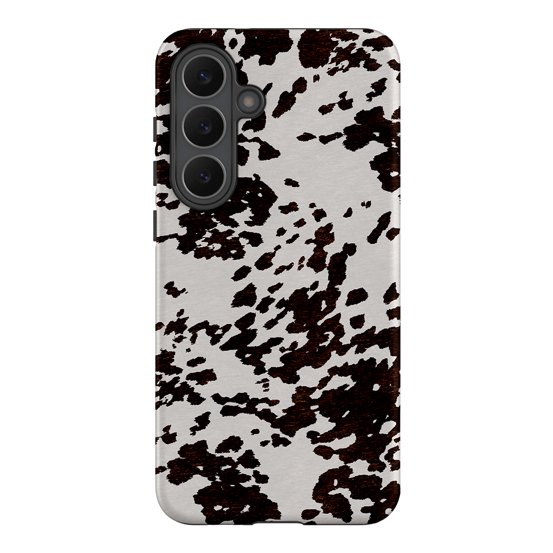 Cowhide Charm Printed Phone Cases Samsung Galaxy S25 FE / Armoured by The Dairy - The Dairy