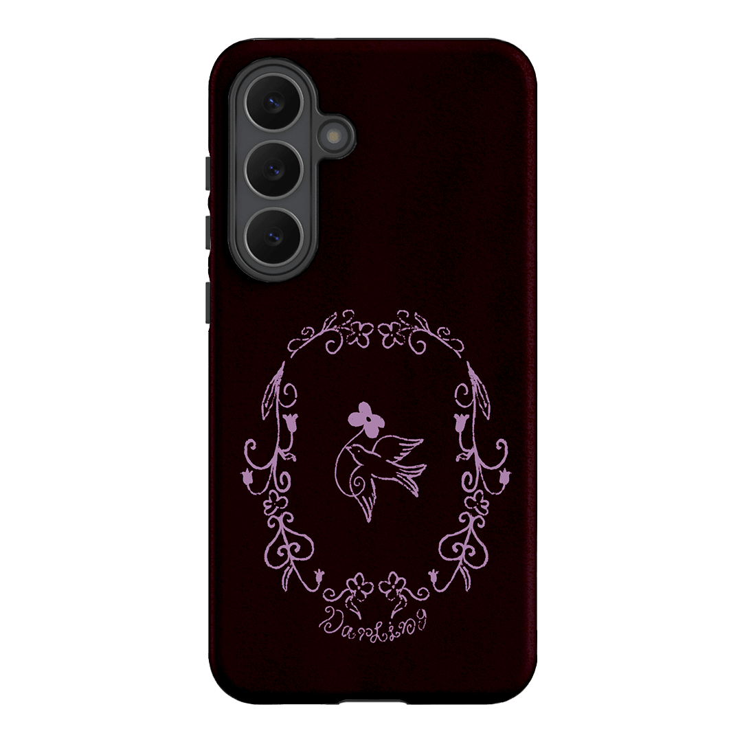 Darling Burgundy Printed Phone Cases by The Dairy - The Dairy