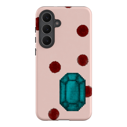December Turquoise Printed Phone Cases Samsung Galaxy S25 FE / Armoured by Joiana - The Dairy